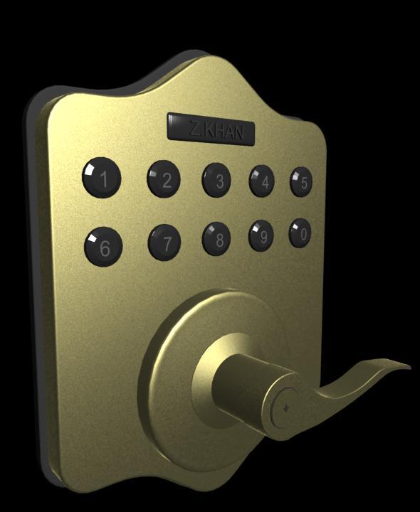 Digital Lock - 3DOcean Item for Sale