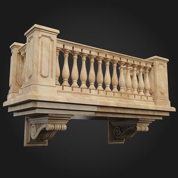 Balcony 002 - 3DOcean Item for Sale