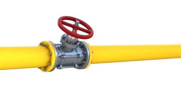 Valve with Handwheel - 3DOcean Item for Sale