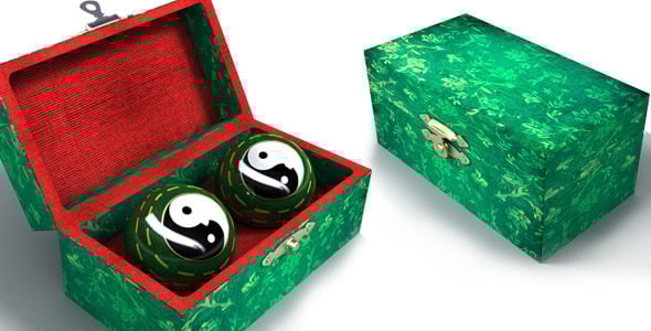 Realistic Chinese Baoding Balls - 3DOcean Item for Sale
