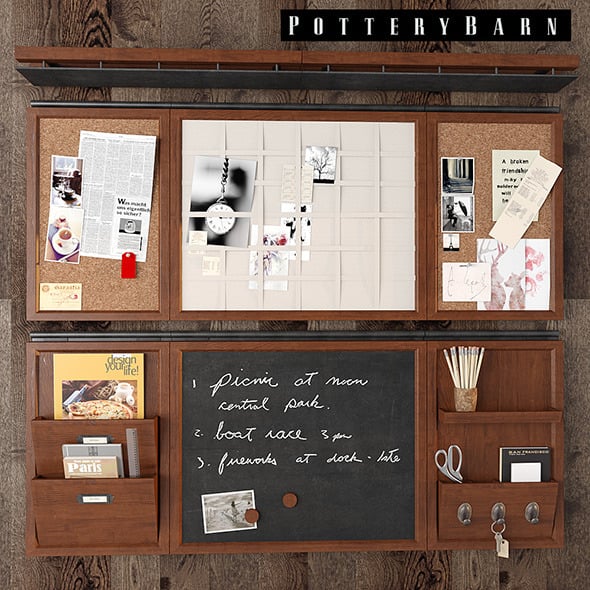 Pottery Barn - Quicklook Decor Set - 3DOcean Item for Sale