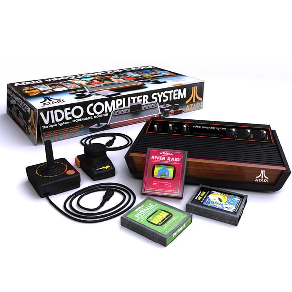 Atari 2600 Bundle Complete - 3DOcean Item for Sale