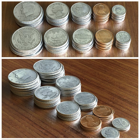 US Dollar Coins Set - 3DOcean Item for Sale