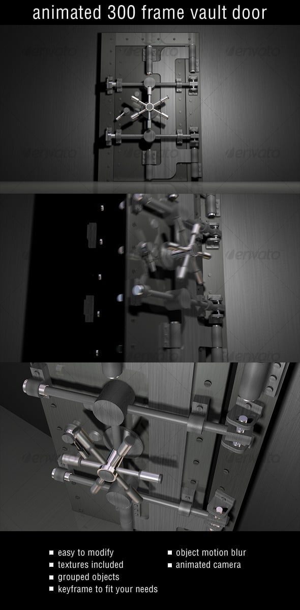 Vault Door 02 - 3DOcean Item for Sale