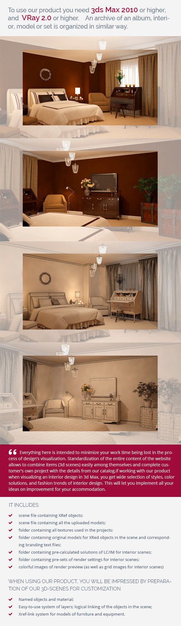 Bedroom 0383 - 3DOcean Item for Sale