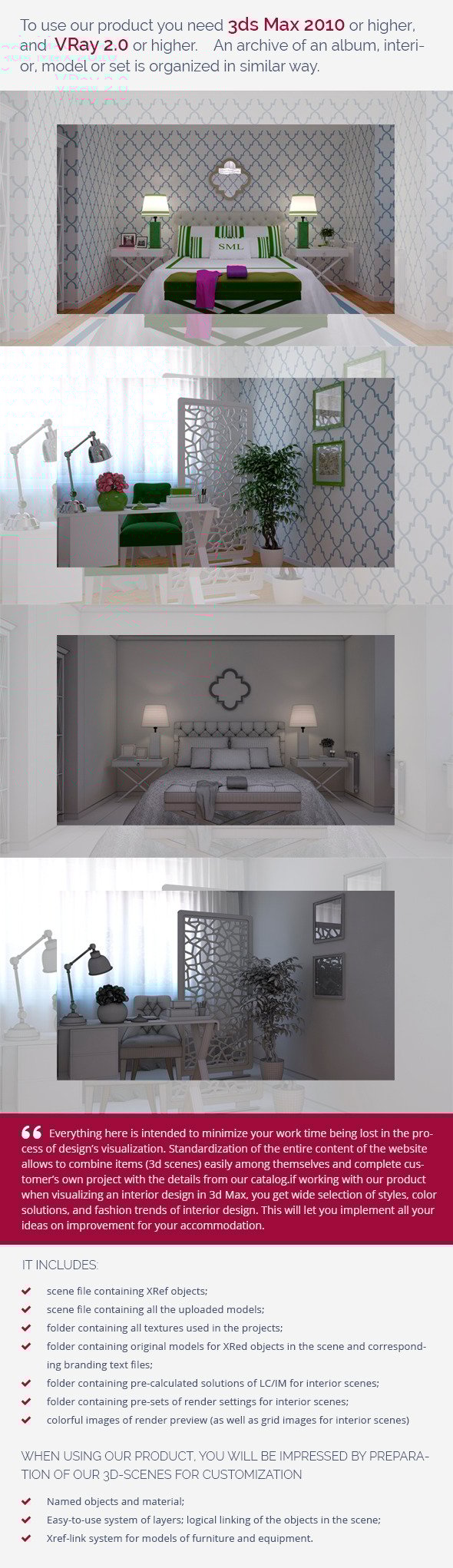 Bedroom 0385 - 3DOcean Item for Sale