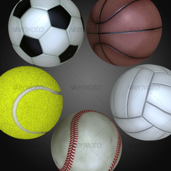 Balls - 3DOcean Item for Sale