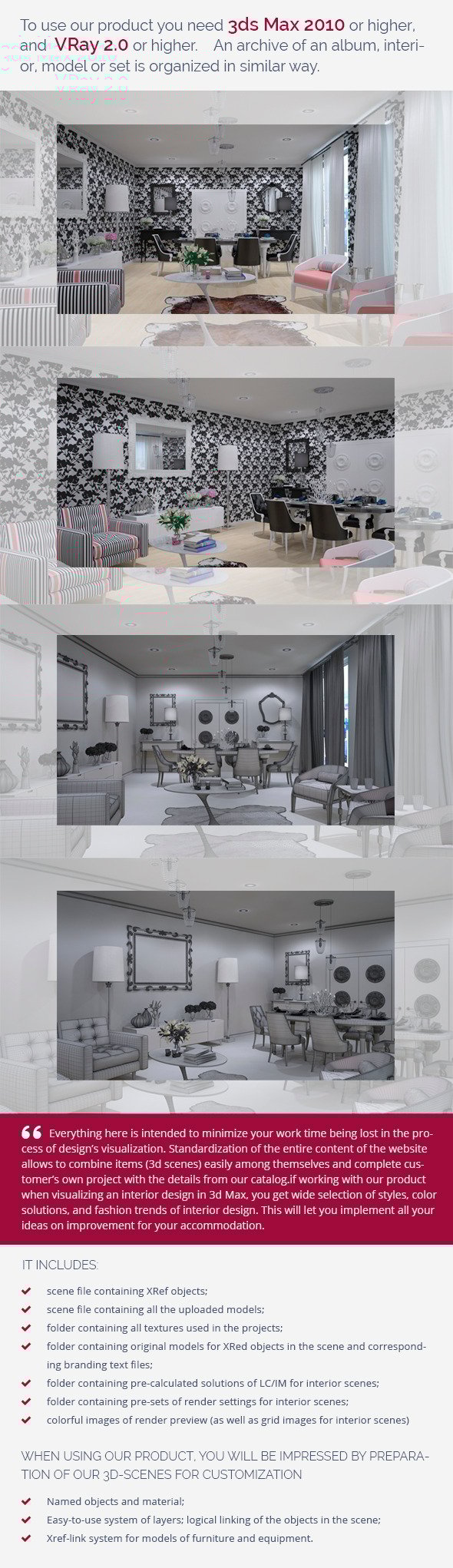 Living Room 0436 - 3DOcean Item for Sale