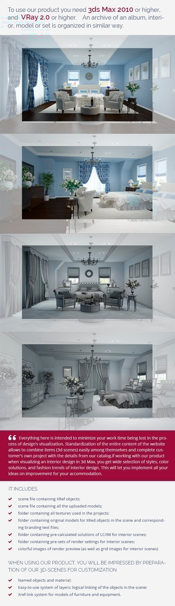 Bedroom 0392 - 3DOcean Item for Sale