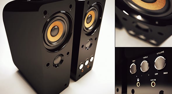 Speaker - 3DOcean Item for Sale