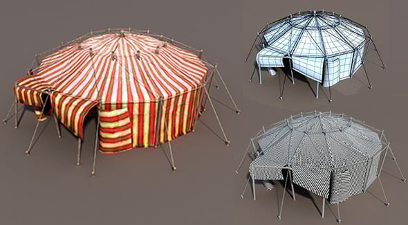 Circus Tent - 3DOcean Item for Sale
