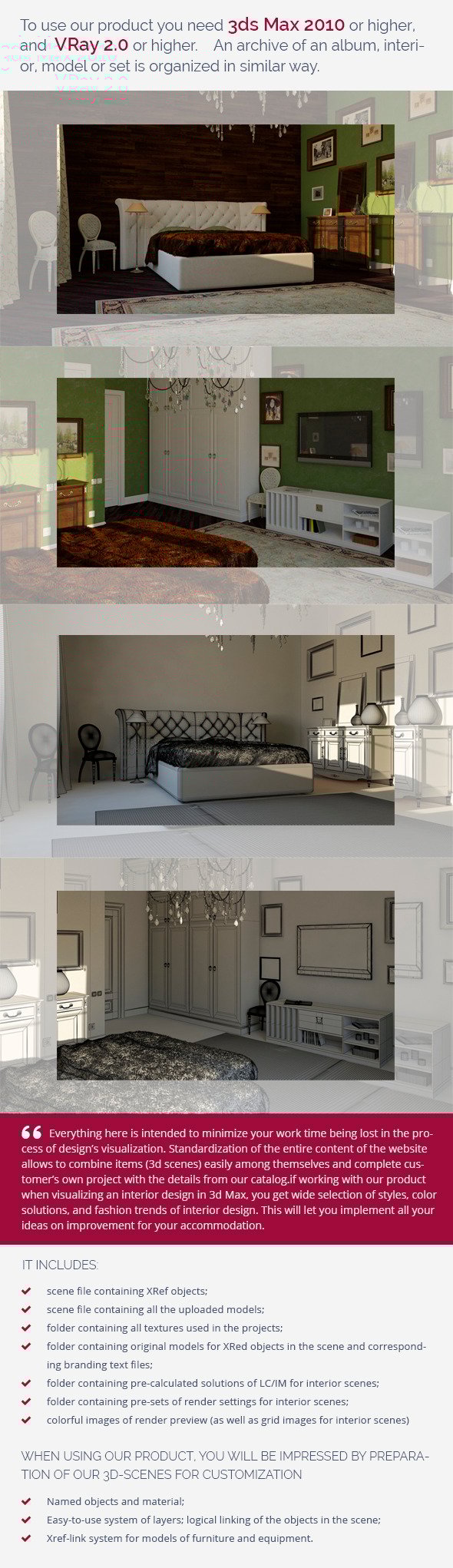 Bedroom 0362 - 3DOcean Item for Sale