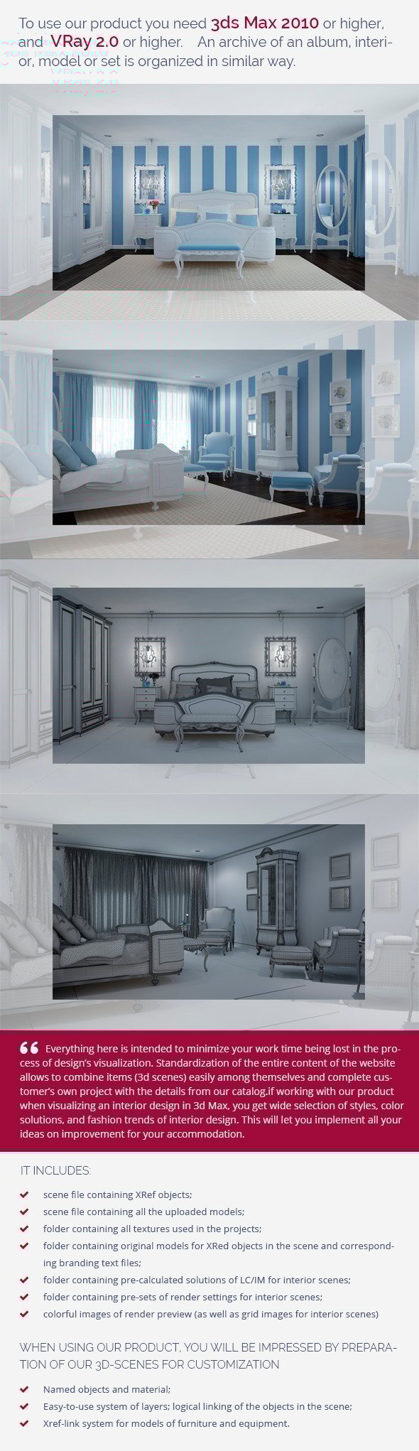 Bedroom 0389 - 3DOcean Item for Sale