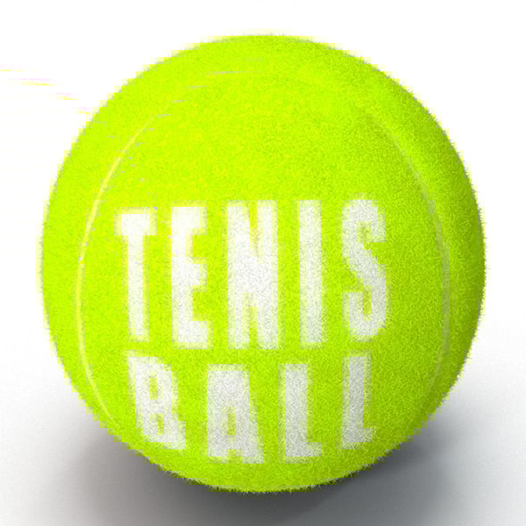 Tenis Ball Fur&Furry - 3DOcean Item for Sale