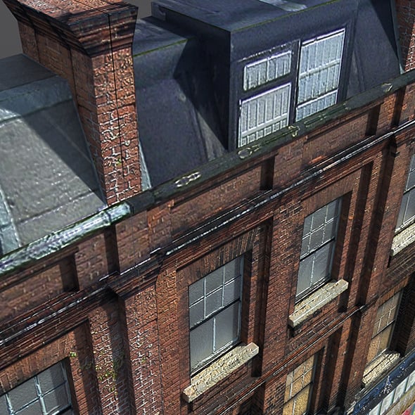 Apartment House #48 Low Poly 3d Model - 3DOcean Item for Sale