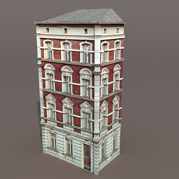 Apartment House #101 Low Poly 3d Model - 3DOcean Item for Sale