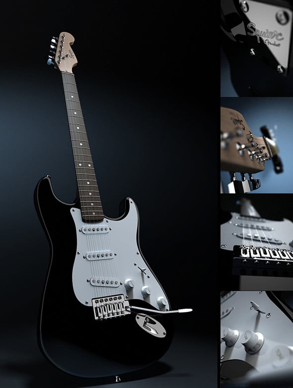 Fender by Squier Stratocaster - 3DOcean Item for Sale