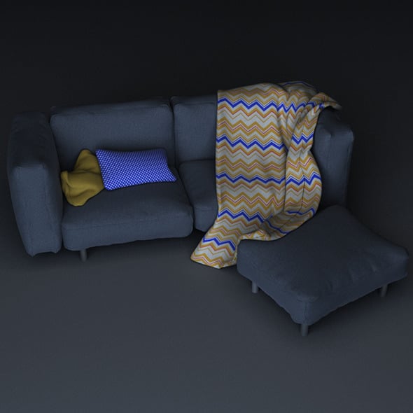 Sofa set - 3DOcean Item for Sale