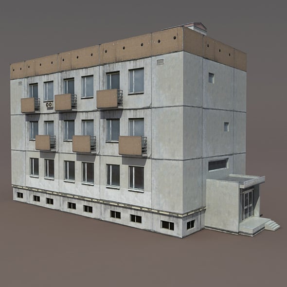 Residential Building #7 - 3DOcean Item for Sale