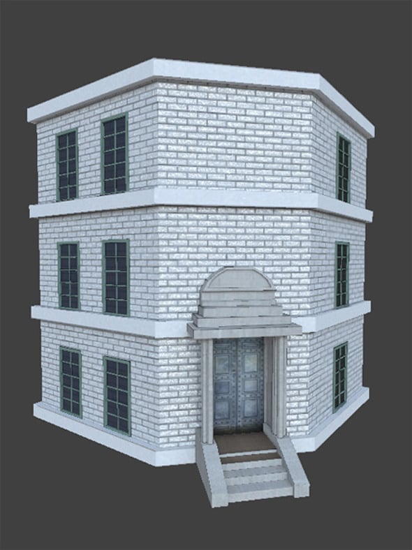 Classic Old Building - 3DOcean Item for Sale