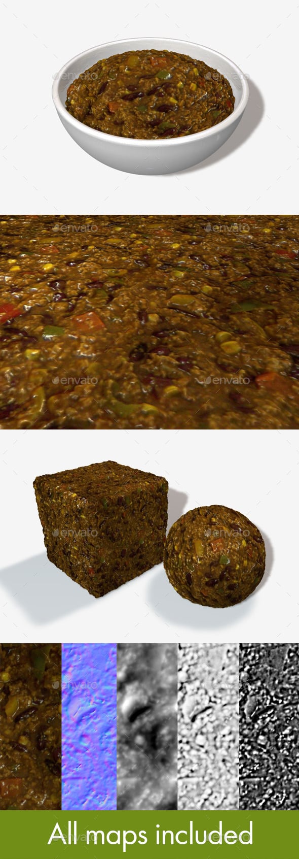 Chili Seamless Texture - 3DOcean Item for Sale