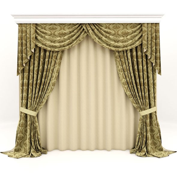 curtains classic - 3DOcean Item for Sale