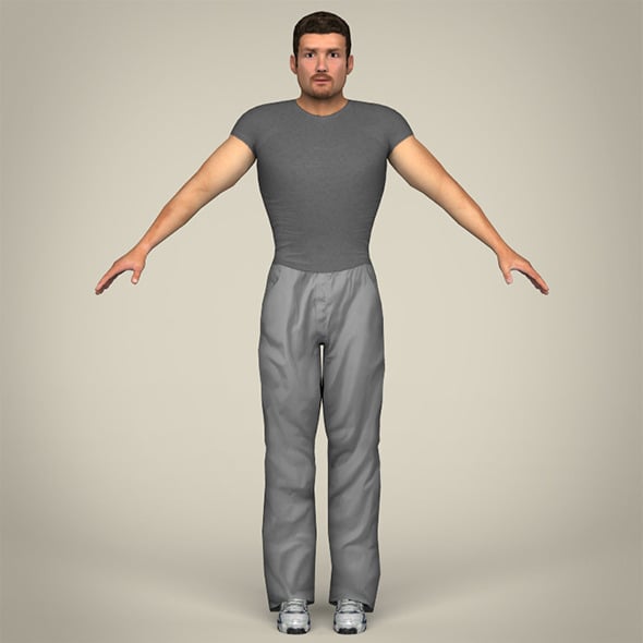 Young Male - 3DOcean Item for Sale