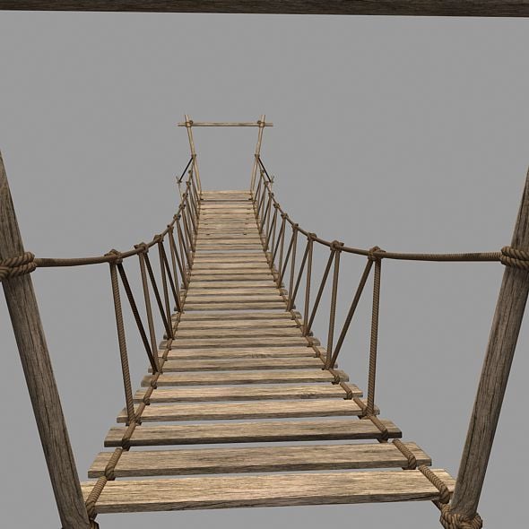 Rope Bridge 3d Model - 3DOcean Item for Sale