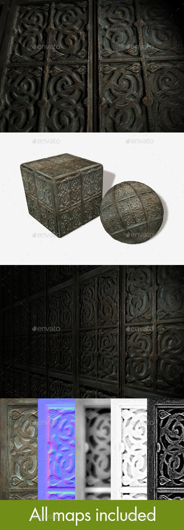 Antique Box Seamless Texture by Lucky_Fingers | 3DOcean