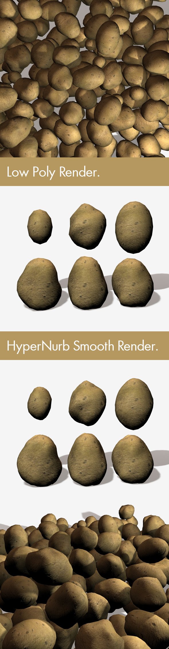 Potatoes - 3DOcean Item for Sale