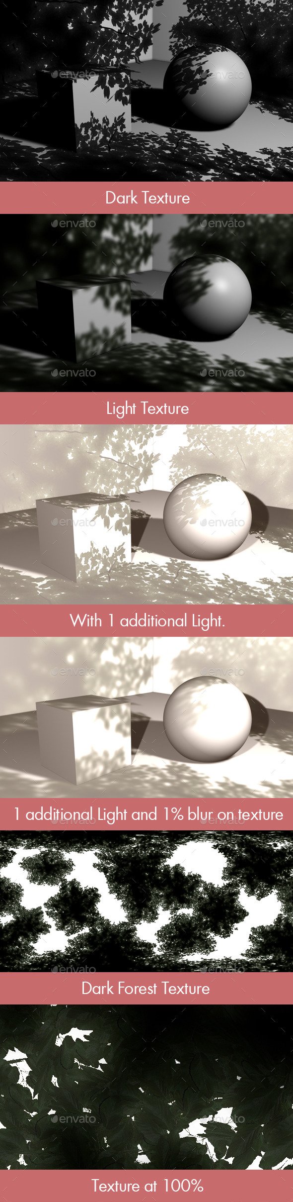 Forest Shadow Casting Textures - 3DOcean Item for Sale