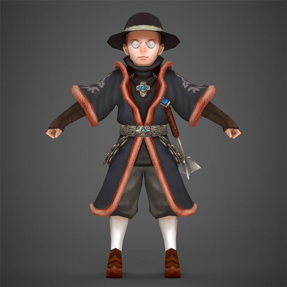 Toon Character Tsta - 3DOcean Item for Sale