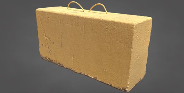 Concrete Block - 3DOcean Item for Sale