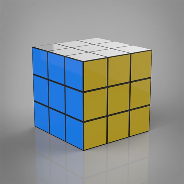 Toy Rubik Cube - 3DOcean Item for Sale