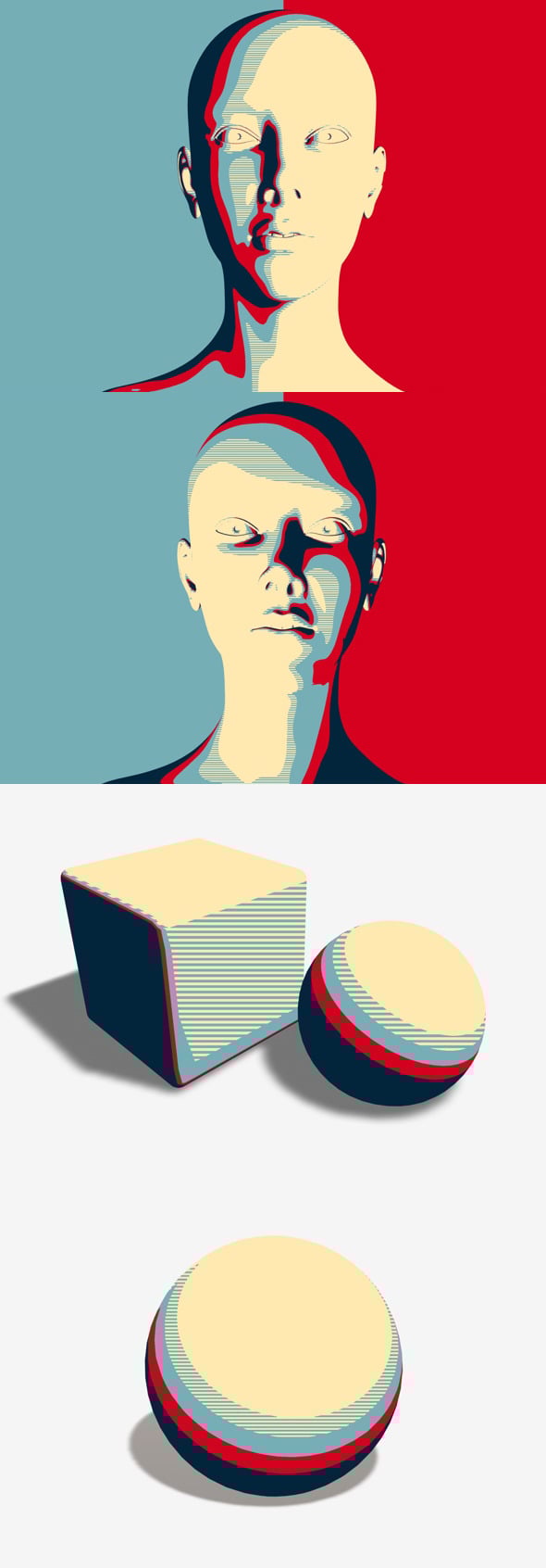 Stencil Pop Art - 3DOcean Item for Sale