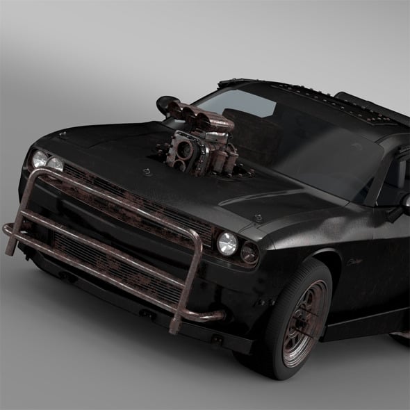 Mad Max Fight Interceptor Dodge Challenger 2015 - 3DOcean Item for Sale