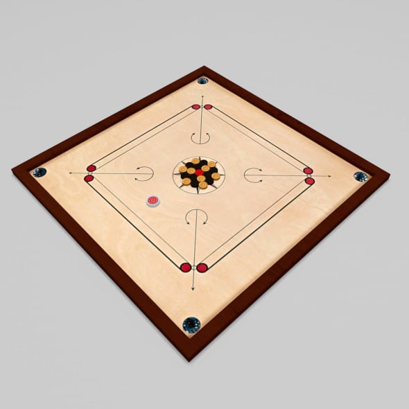 Carrom Board - 3DOcean Item for Sale