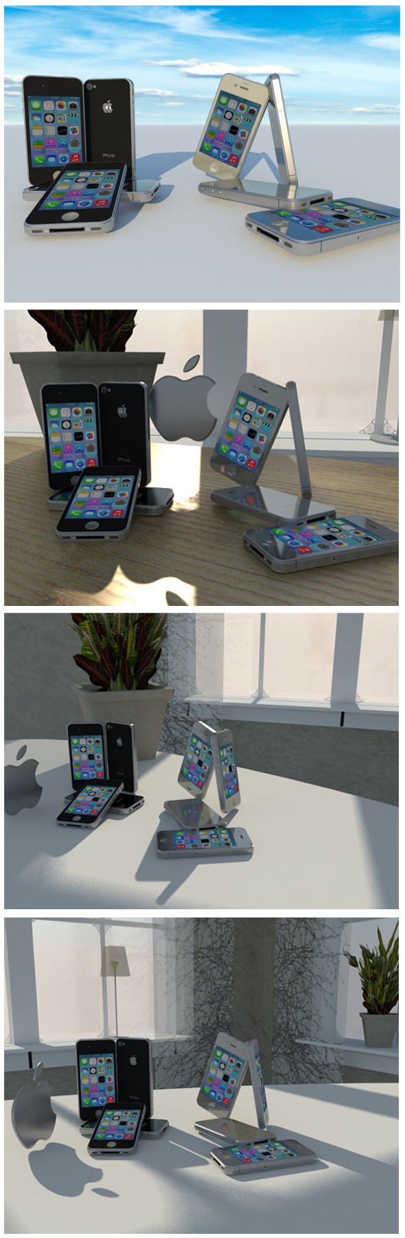 Apple's iPhone 4 - 3DOcean Item for Sale