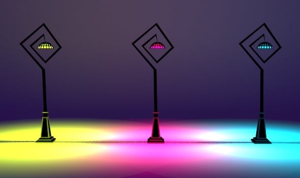 Whimsical Street Lamp Set 02 - 3DOcean Item for Sale