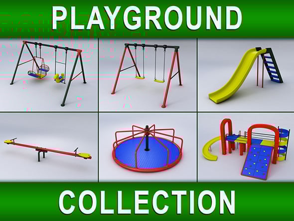 Playground Collection - 3DOcean Item for Sale