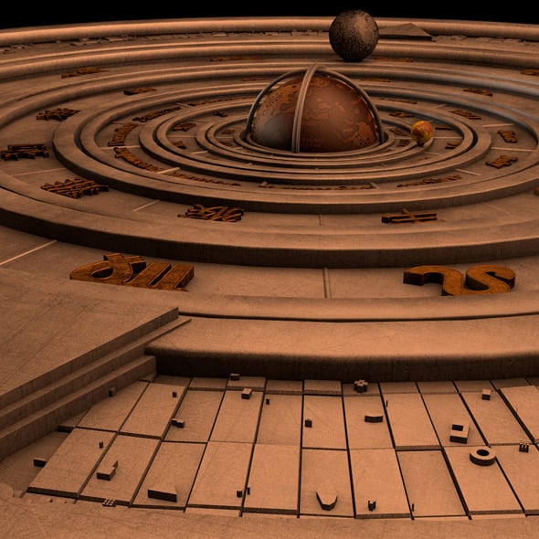 Ring Compass - 3DOcean Item for Sale