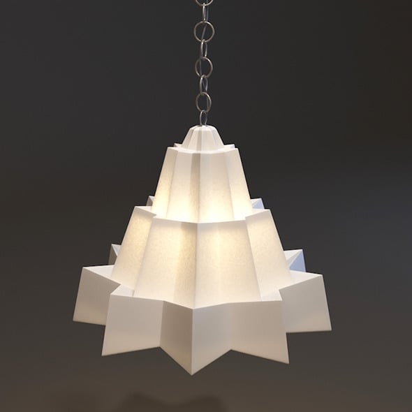 Triangle Lamp - 3DOcean Item for Sale