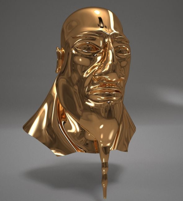 Pharaoh Gold Head - 3DOcean Item for Sale