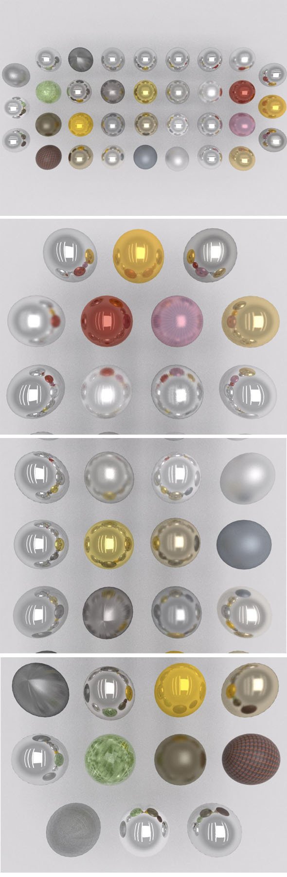 34 metal shaders - 3DOcean Item for Sale