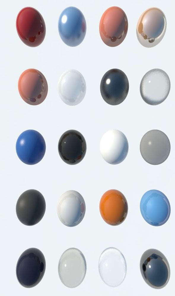 20 plastic shaders - 3DOcean Item for Sale