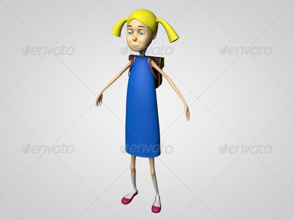 Girl - 3DOcean Item for Sale