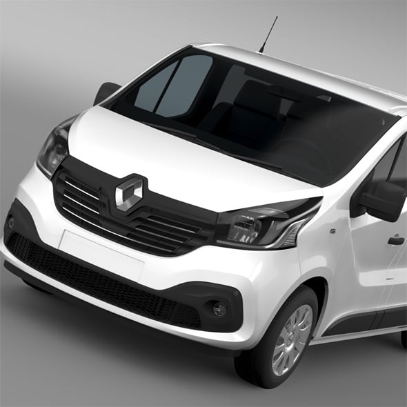 Renault Trafic Van 2015 - 3DOcean Item for Sale