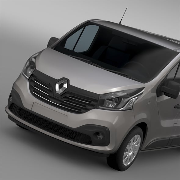 Renault Trafic Van L2H1 2015 - 3DOcean Item for Sale