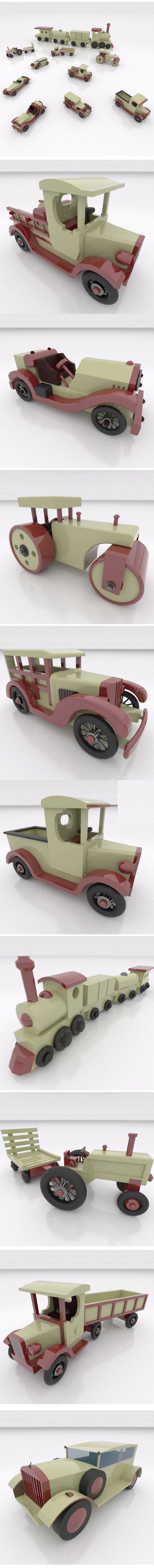 Toy Cars package - 3DOcean Item for Sale