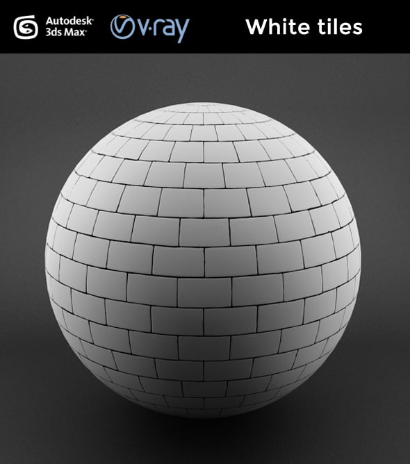 White tiles - 3DOcean Item for Sale